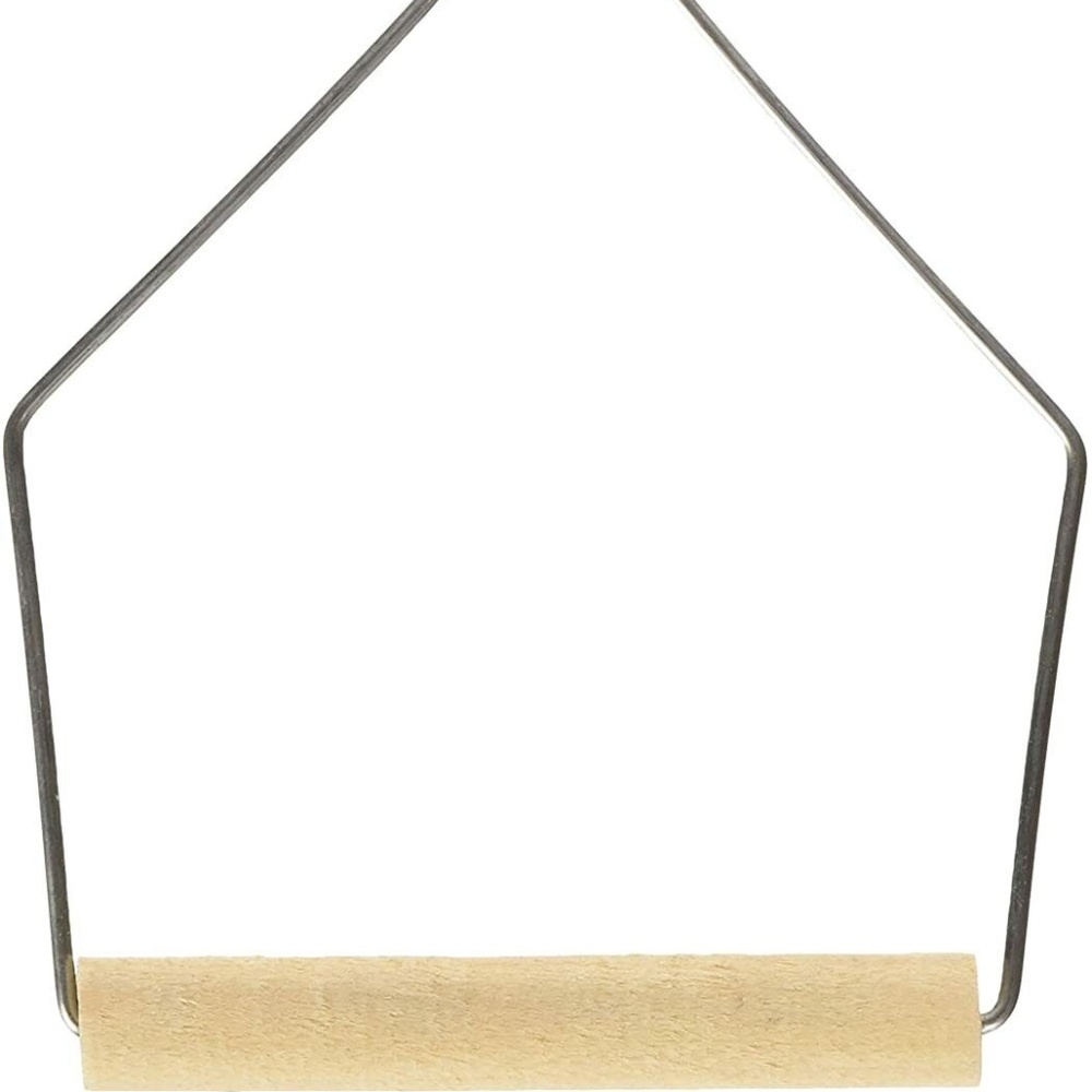 Hagen Living World Wooden Perch Swing 4 Inch by 5 Inch 4X5" Wood & wire w/ Hook
